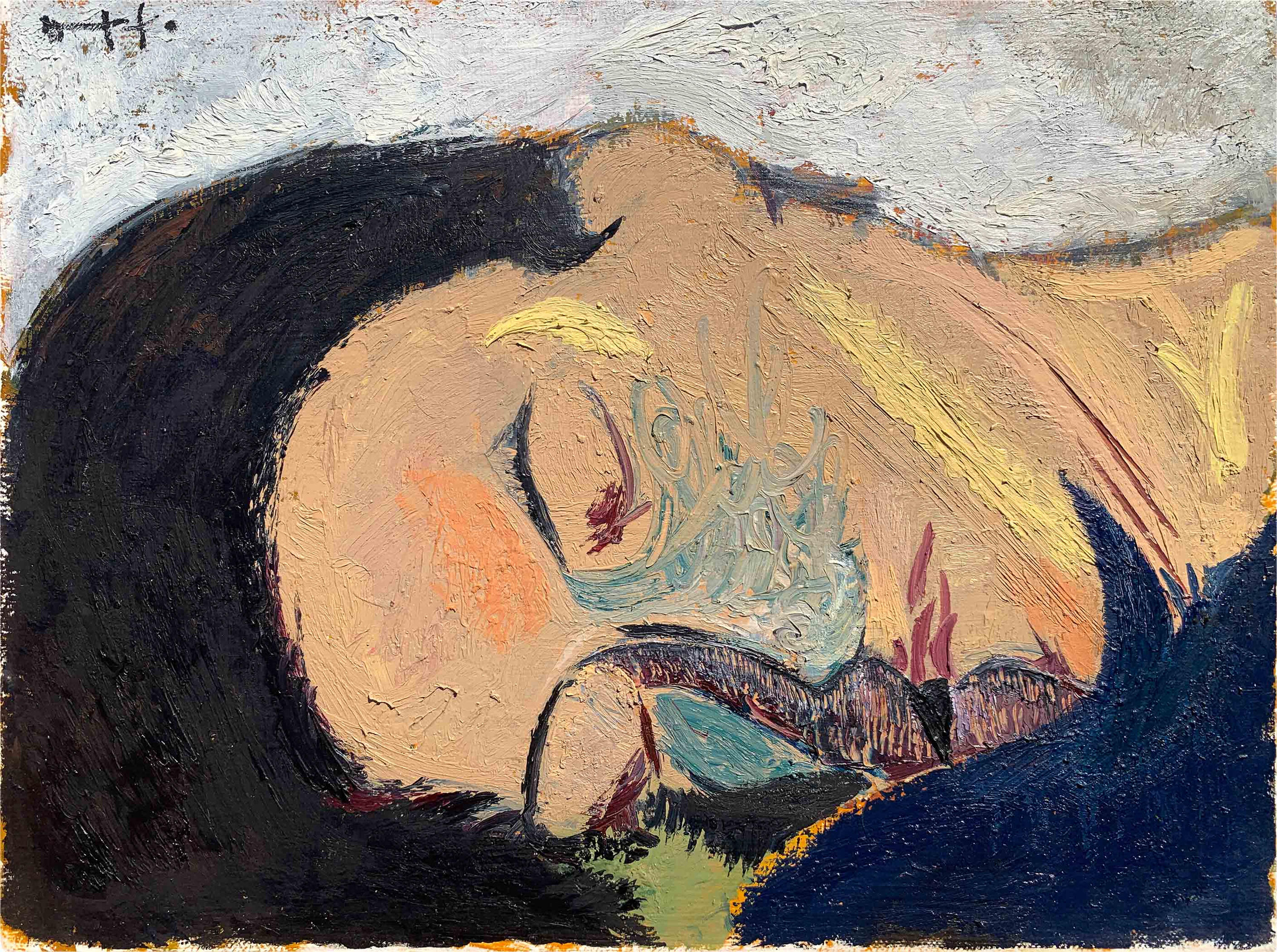 28june22, 5july22 oil on canvas 16x12in 40x30cm